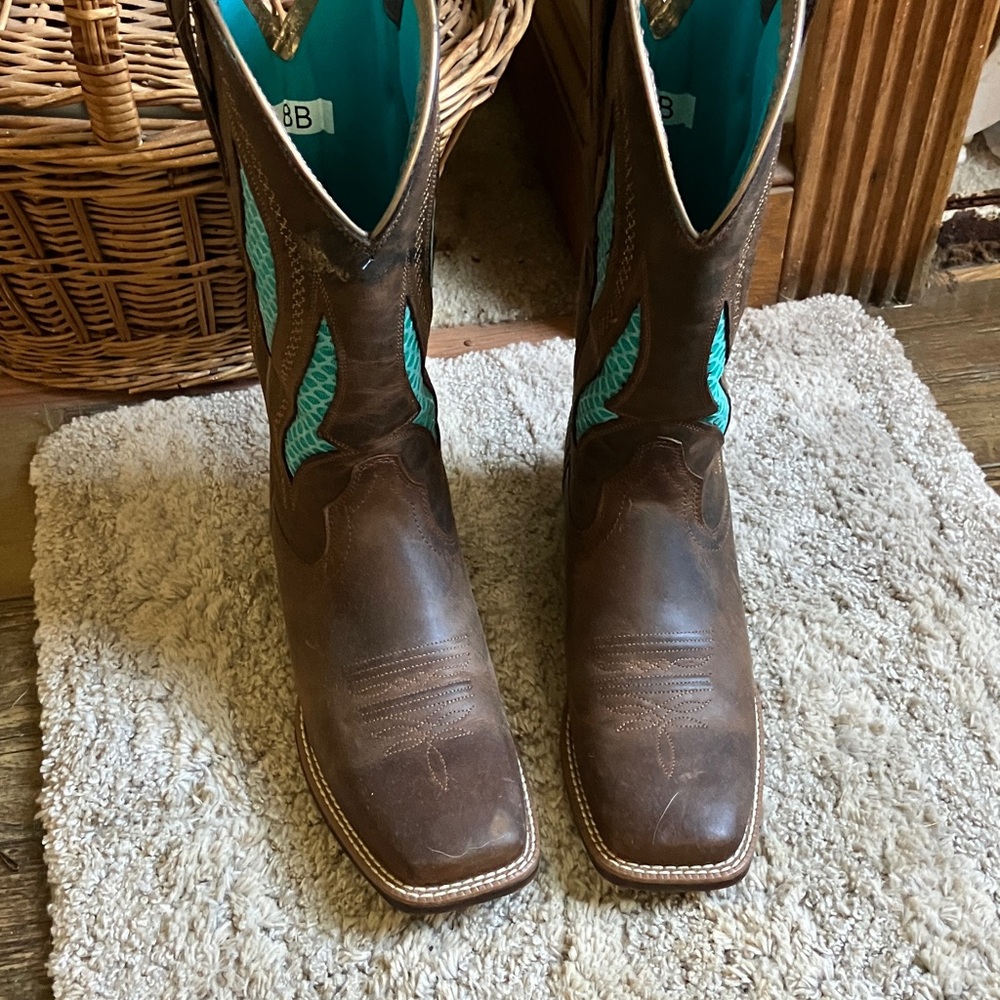 Ariat western boots.